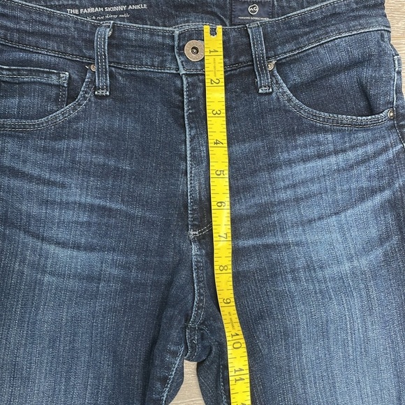 AG Adriano Goldschmied The Farrah High Rise Skinny Ankle Denim Jeans 26R - Picture 9 of 16
